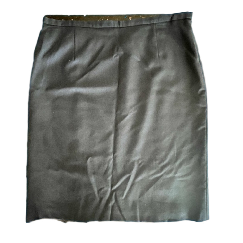 Pendleton virgin wool lined skirt black